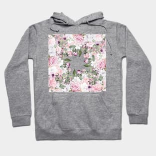 Floral Pretty Victorian Illustration Design Hoodie